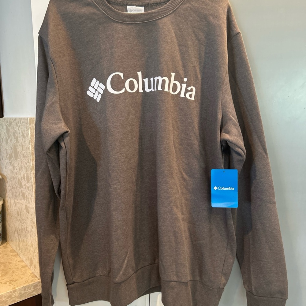 Columbia Noe  Valley III Gray Crewneck sweatshirt Mens XL NWT
